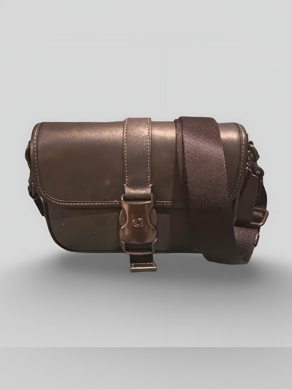 Coach League Flap Crossbody Bag in Refined Calf Leather - C1265 - Picture 3 of 11